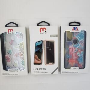 3 Motorola Moto G Play phone cases, NIB